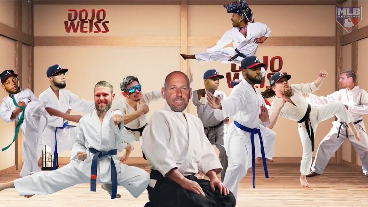 The Atlanta Braves are thriving under new manager Walt Weiss! Has he set up a dojo in Atlanta? 🥋 “The Braves have a different vibe around them right now!”