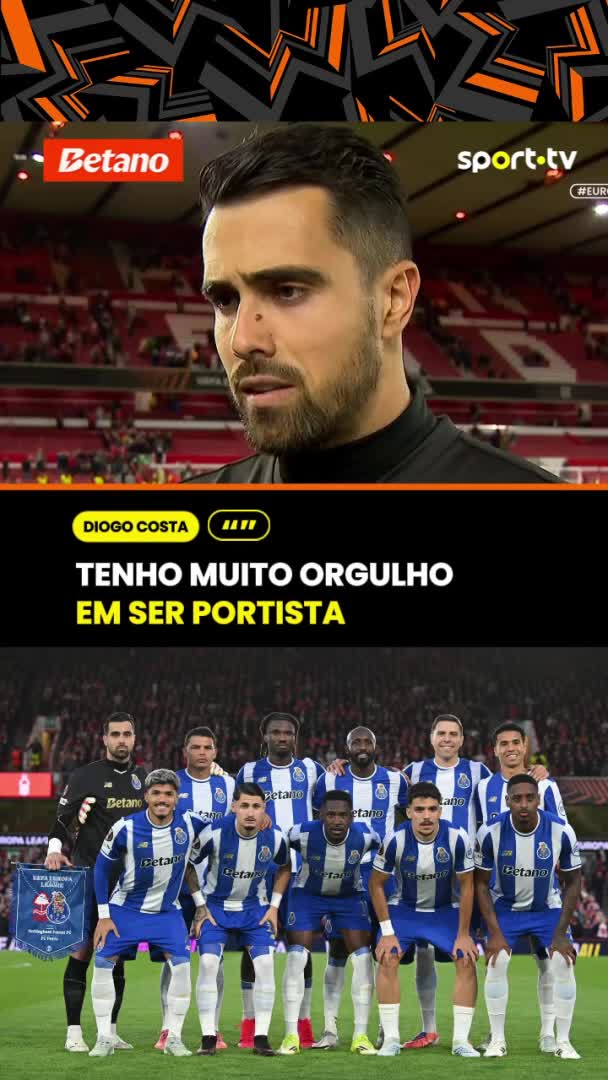 Diogo Costa orgulhoso.