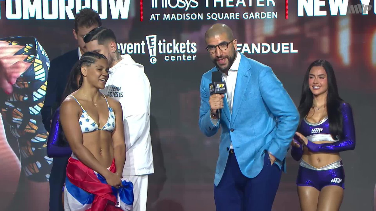 A future boxing star in the making! ——— Friday, April 17 LIVE on ESPN Infosys Theater at MSG - NYC #MVPW02