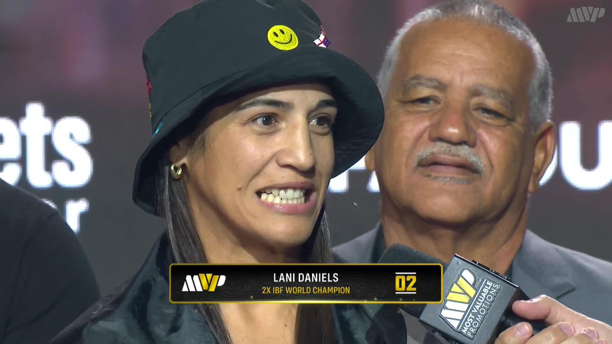 The Smiling Assassin truly fits Lani Daniels ——— Friday, April 17 LIVE on ESPN Infosys Theater at MSG - NYC #MVPW02