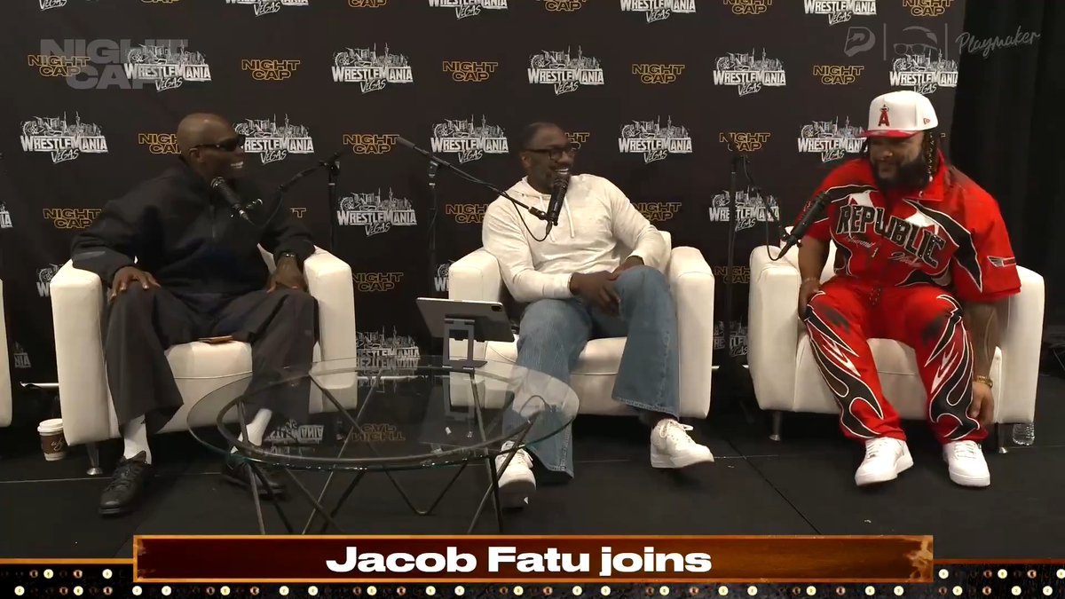 Jacob Fatu dives into into learning from his early mistakes and turning it around to be on the WWE stage! shannon sharpe | Chad Johnson | Jacob Fatu | #Nightcap | #WrestleMania