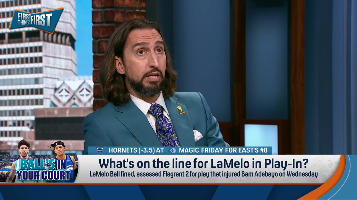 “If he wants to win and if he wants to actually deliver on his talent and if he wants to actually deliver on that contract, he has to grow up on the court, in every way, shape, and form.” nick wright says LaMelo Ball has the opportunity to act like an NBA Superstar tomorrow: