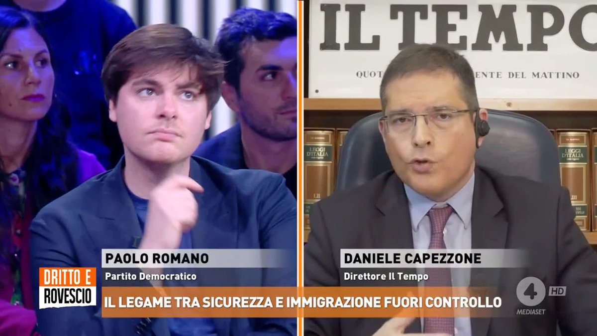 "Questo governo ha ridotto gli sbarchi del 37%" Daniele Capezzone a #drittoerovescio su immigrazione, CPR e magistrati