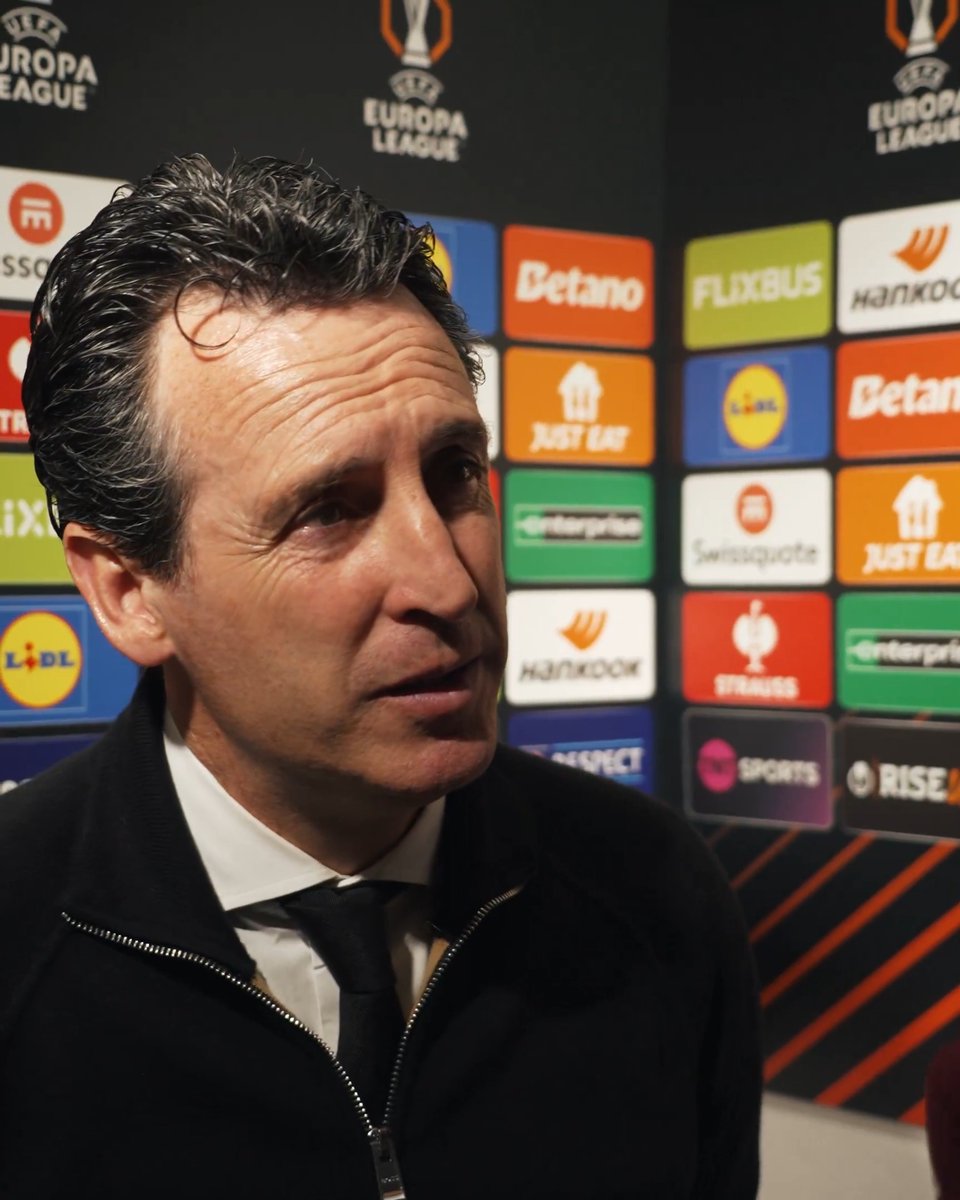 Unai Emery: “We must be happy, proud of everything we are doing, but there is still work to do and still matches to play.” 👊