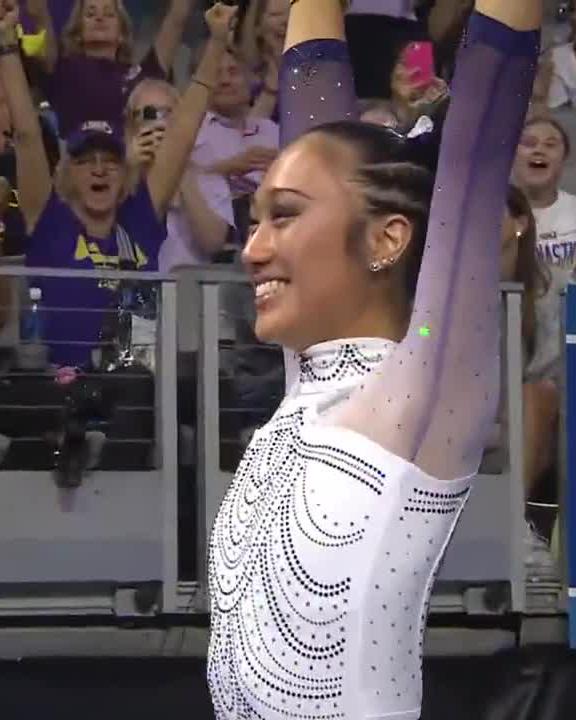 outstanding. 👏 LSU Gymnastics x 📺 ESPN2 / NCAA Women’s Gymnastics