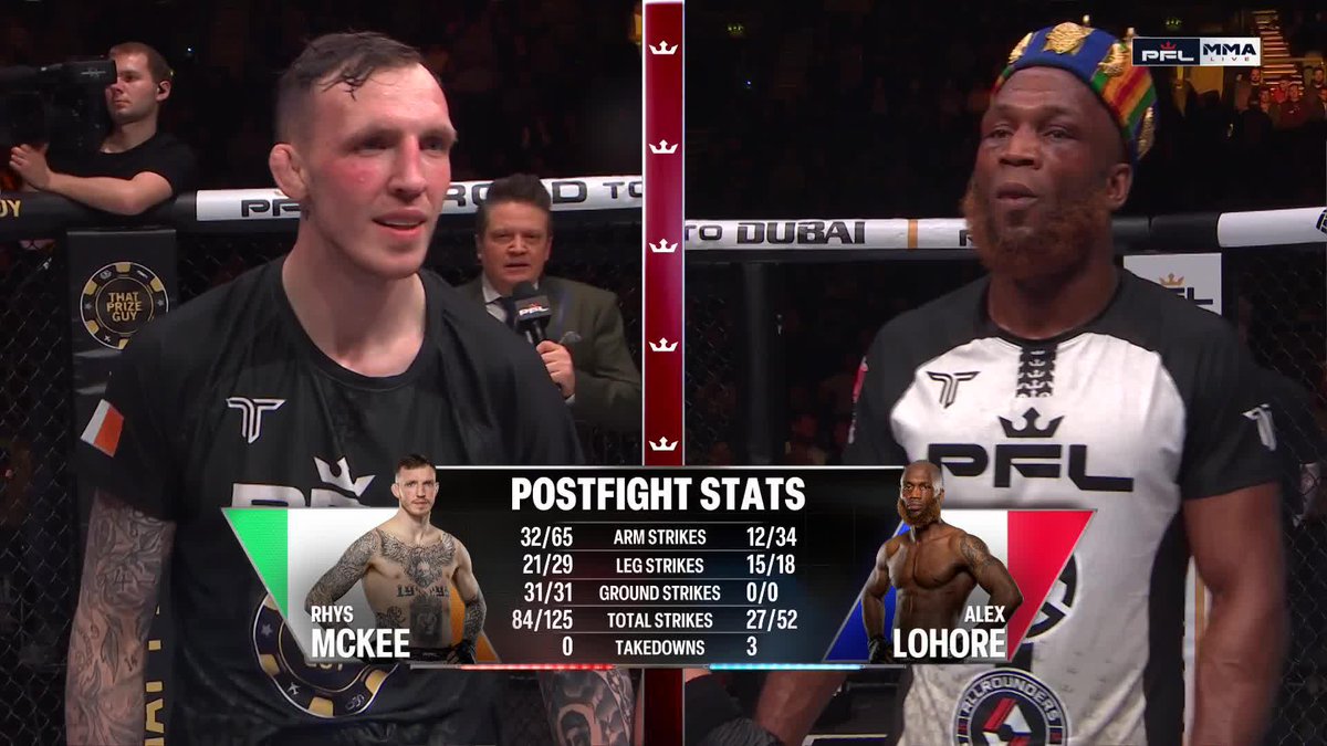 IN FRONT OF THE HOME CROWD Rhys McKee gets it done in his PFL debut 🔥 #PFLBelfast | Thursday, April 16th | SSE Arena | Belfast, N. Ireland | LIVE NOW on ESPN 2