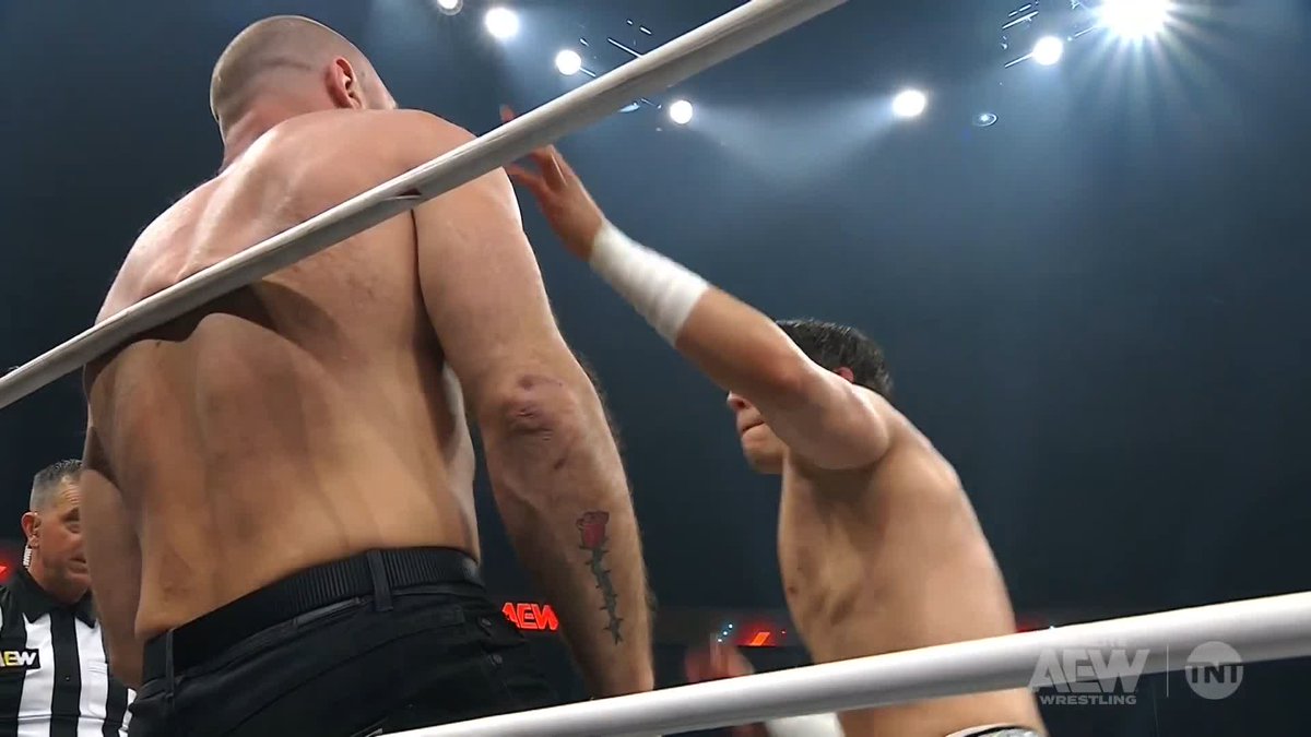 Ill-advised bravado from @TheNickWayne! Watch #AEWCollision on TNT + HBO Max