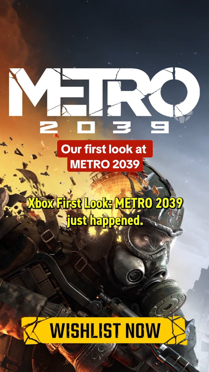 Xbox First Look introduced us to METRO 2039 earlier today. If you didn’t get a chance to see it, here’s a quick recap of what we learned about it. Presented by XBOX