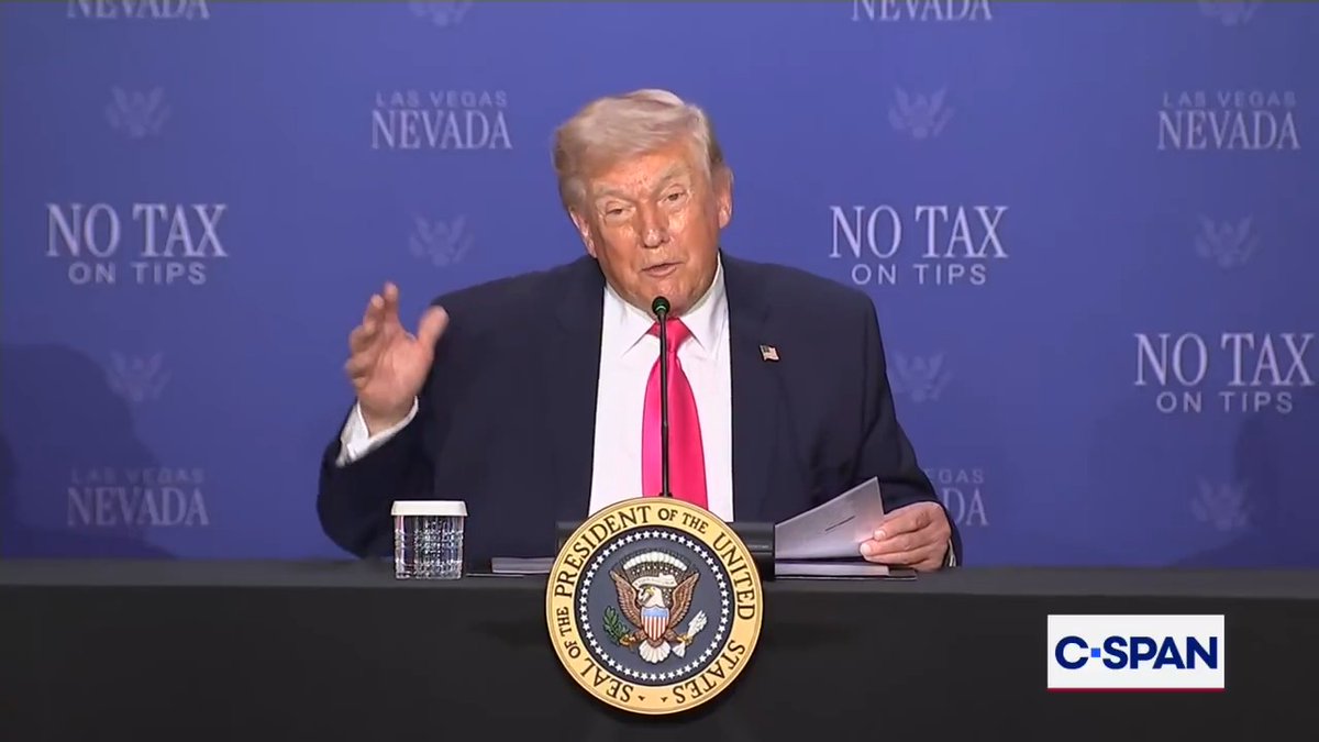 President Trump on getting a Door Dash delivery to the Oval Office: "It was a little tacky."