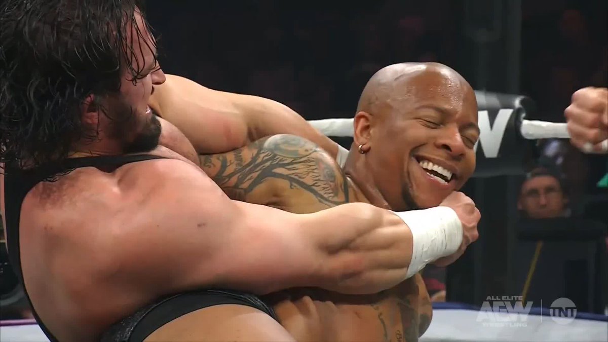BLACKHEART LIO RUSH PASSED OUT TO BRUTALISER WHILE SMILING.