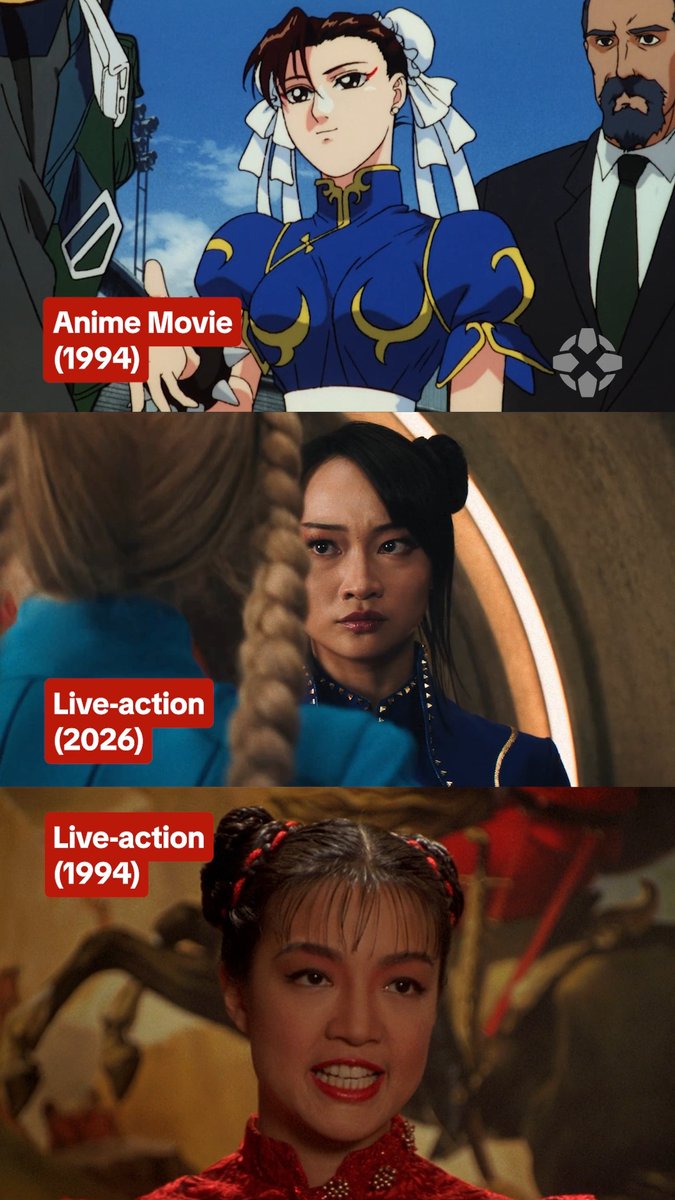 Street Fighter characters as seen in the movies: