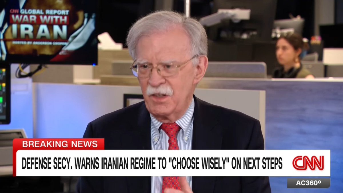 President Trump is sounding a positive note on negotiations with Iran and claims the war is "very close to being over." "Trump wants a deal to get out of this more than anything else," says former Trump national security adviser John Bolton.