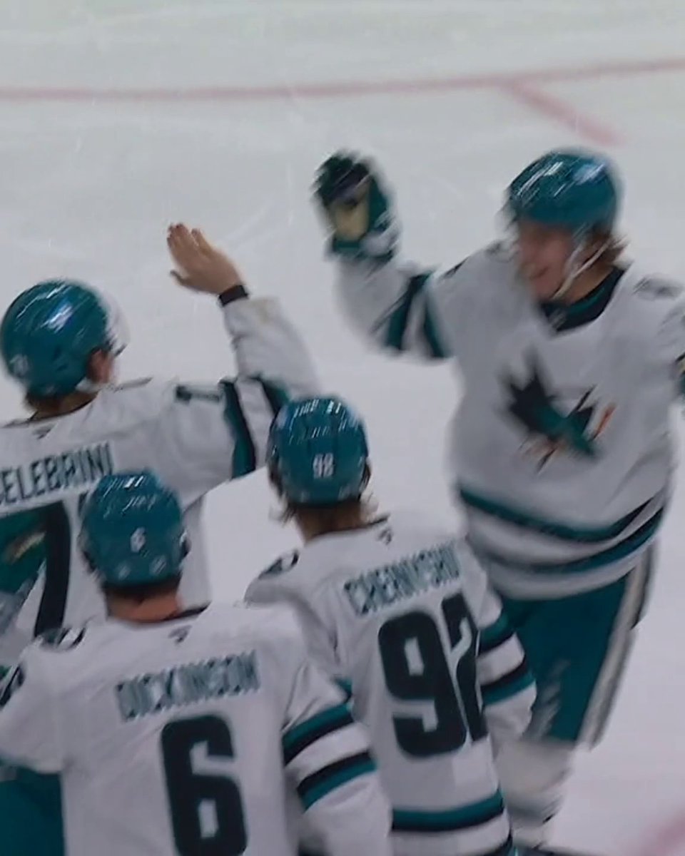 MACKLIN CELEBRINI NOW HOLDS THE SHARKS FRANCHISE RECORD FOR MOST POINTS IN A SEASON (115) 🦈
