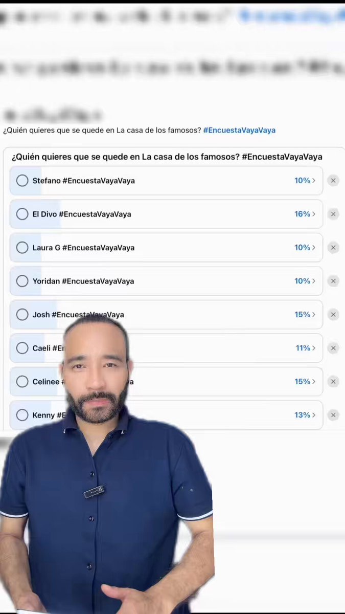 ¿Cómo va le encuesta del eliminado 9 de La casa de los famosos Telemundo? #lcdlf #encuestavayavaya