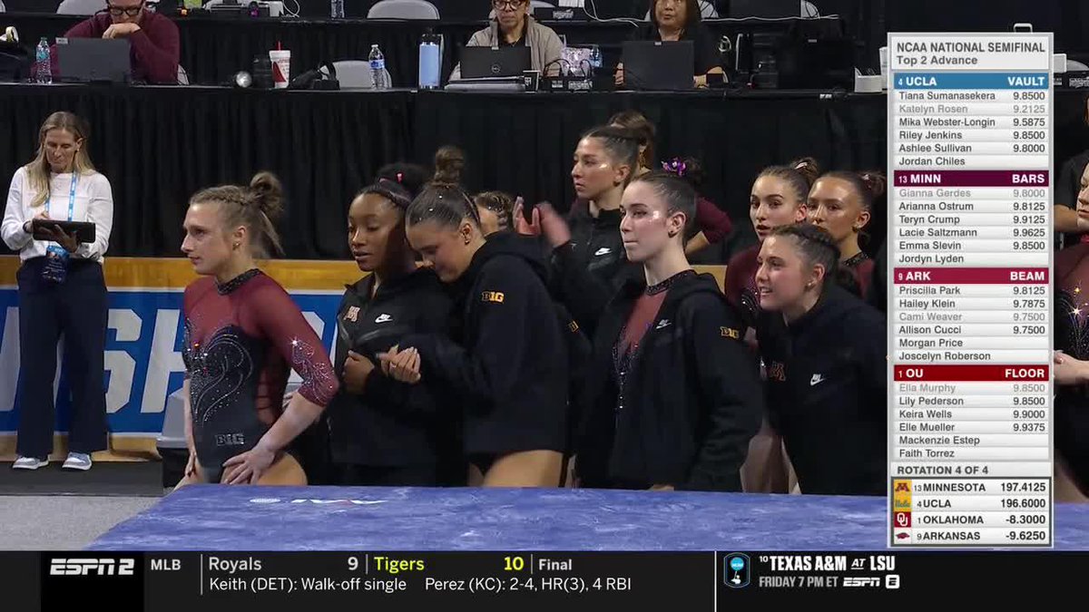 MINNESOTA IS HEADED TO THE FINALS FOR THE FIRST TIME IN PROGRAM HISTORY 💥 Minnesota Women’s Gym
