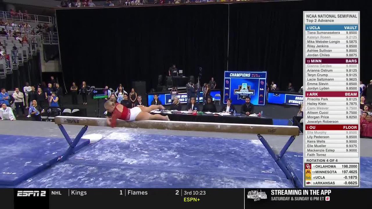 9️⃣.9️⃣7️⃣5️⃣‼️‼️‼️ Aurelie Tran x #Hawkeyes @theiowahawkeyes x NCAA Women’s Gymnastics