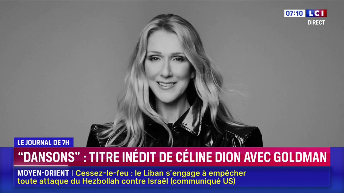 🎶 "Dansons" : Céline Dion dévoile son tout dernier titre, écrit et proposé par Jean-Jacques Goldman !