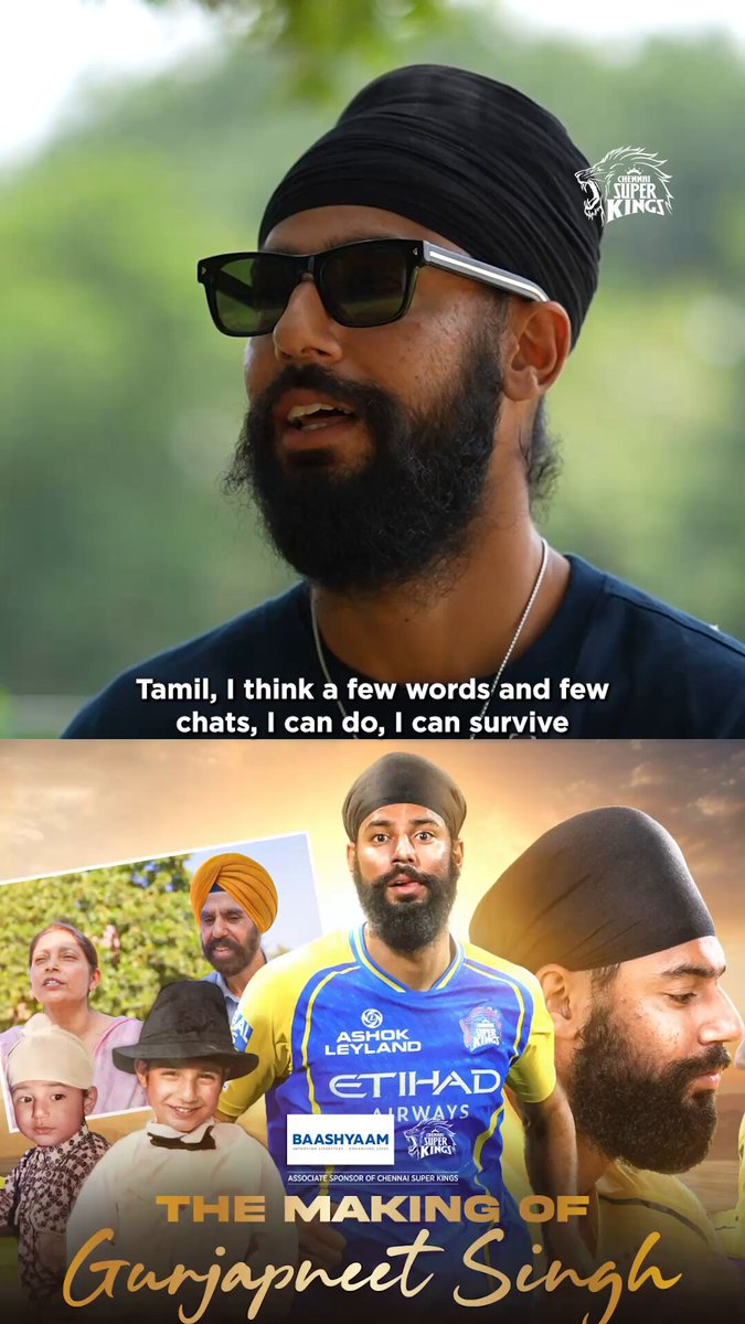 From paaji to namma paiyan 💛 Watch #TheMakingOf Gurjapneet singh now Link : #WhistlePodu #Yellove