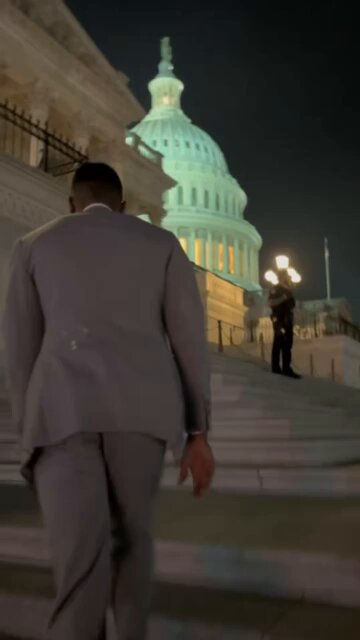 Rushing back to the Capitol at midnight to vote because Republicans control Congress and have no clue what they’re doing. Anyway, headed to vote NO on Republican’s 5 year FISA reauthorization.