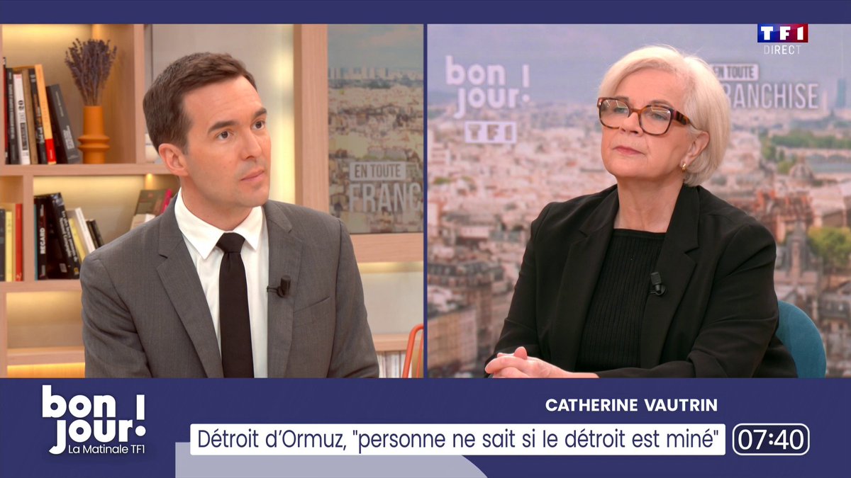 🔴🗣️ "Le premier pays qui sera en capacité de sortir un ordinateur quantique aura une capacité de maîtrise fondamentale. La France est absolument dans la course et totalement mobilisée, c'est fidèle à notre logique de souveraineté" : Catherine Vautrin 📺 #EnTouteFranchise cc Adrien Gindre