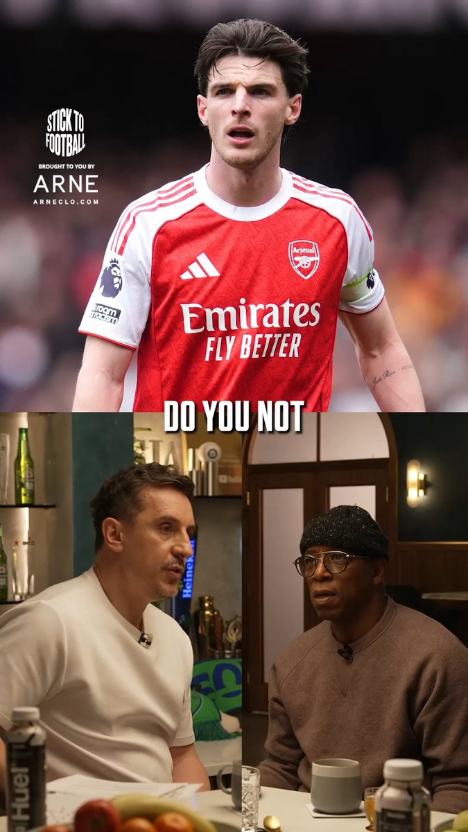 "He is a player who will win you the league!" 🤝 Can Declan Rice be the man to step up and lead Arsenal's title charge? 👨‍✈️