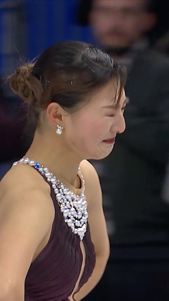 Who’s cutting onions again? 😭 We're still not over Kaori Sakamoto leaving the stage ✨ #FigureSkating