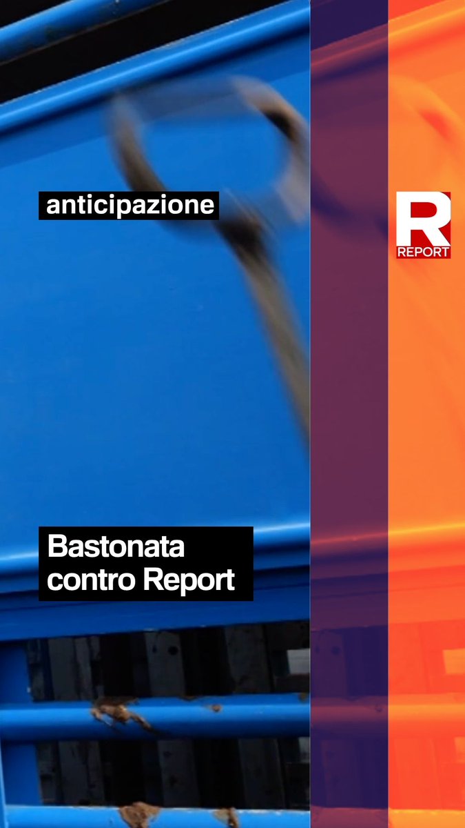 Giovanni De Faveri, videomaker di Report, è stato colpito mentre con Giulia Innocenzi stava filmando lo scarico di vacche da un camion su suolo pubblico, fuori da un macello. #Report domenica dalle 20.30 su #Rai3