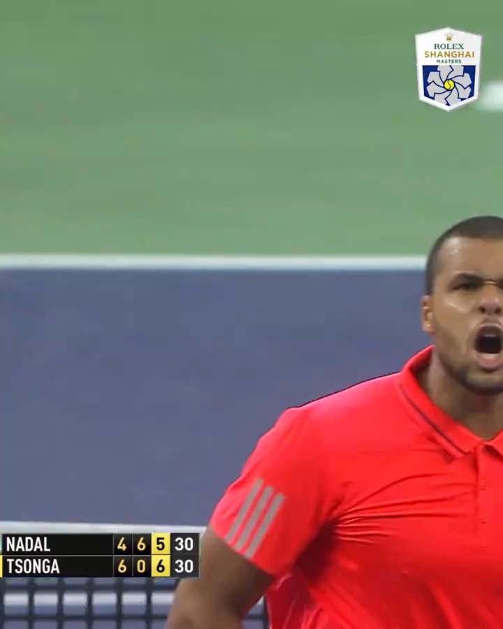 A THRILLER 🔥 Nadal vs Tsonga in 2015 was a CLASSIC 🥵 #RolexShanghaiMasters