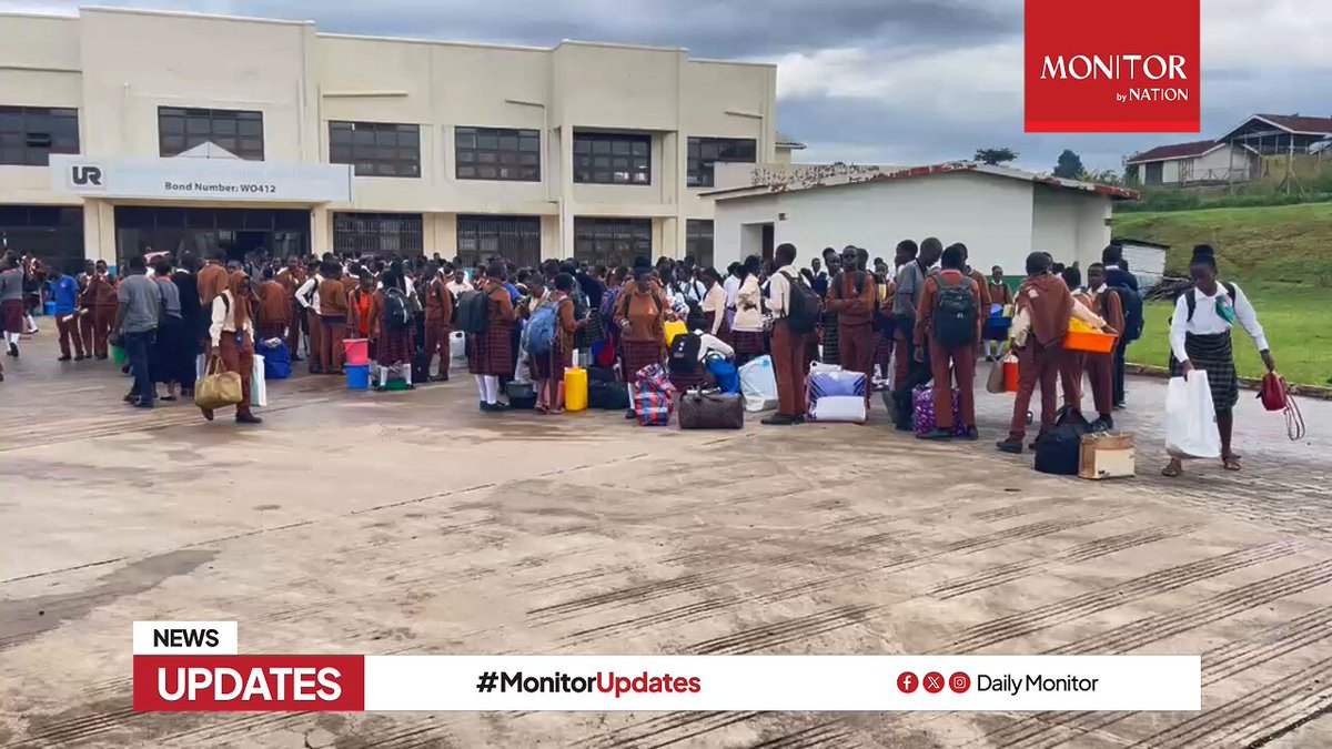 UPDATE: In a bid to ease traffic congestion along the Kampala-Mukono Highway, the Uganda Railways Corporation (URC) has introduced a school train service to transport students. The service was launched today in starting with Seroma High School in Mukono. URC officials say the service will also be used to return students when schools resume, providing a safer and more efficient alternative to road transport. Read: #MonitorUpdates 📹: Dorothy Nakaweesi