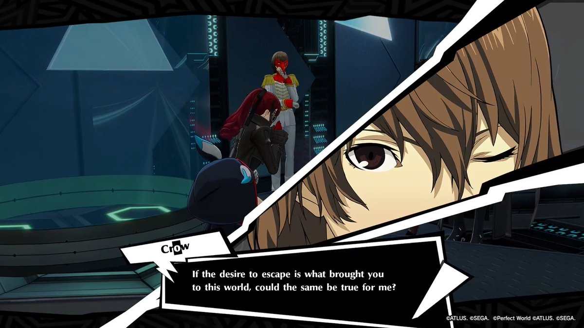 \Goro Akechi (Crow) arrives in P5X!/ Meet up with Crow in the Persona 5 Royal event, Laboratory Arc Part 2! Download the game 👇 #P5XEN #P5R
