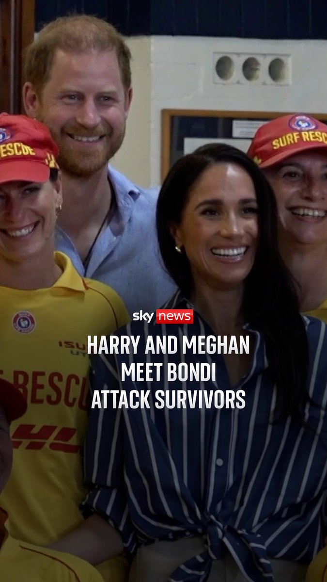 The Duke and Duchess of Sussex have visited the Bondi Surf Bathers’ Life Saving Club on the final day of their Australia trip. The couple spoke with emergency workers who responded to the attack on 14 December, 2025.