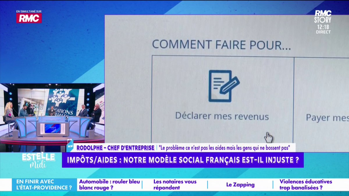 💶 Impôts/Aides 📞 Rodolphe : "Je suis en arrêt maladie, je suis artisan et je n'ai le droit à rien ! Je paie les cotisations sociales et à la fin ça me coûte plus cher ! Le système est injuste pour ceux qui bossent ! Il y a trop de gens qui ne travaillent pas !"