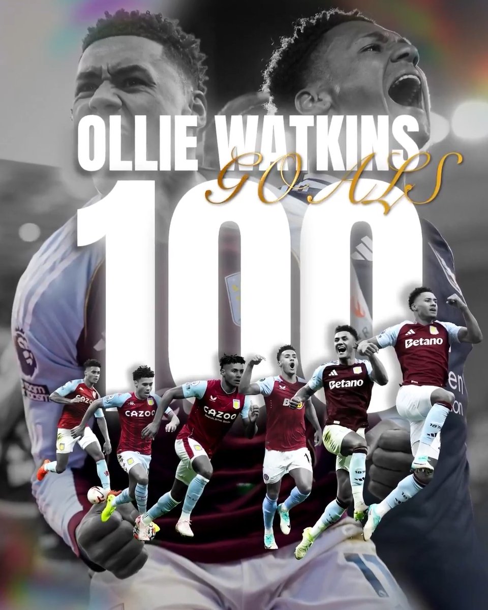 "I want to do something special." – Ollie Watkins, September 2020. 1️⃣0️⃣0️⃣ Aston Villa goals ✅