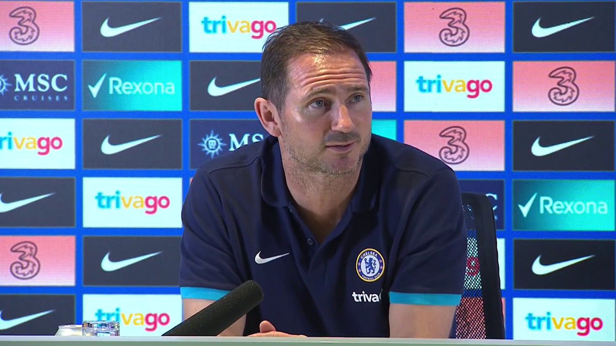 Moment when Lampard spoke about how Chelsea’s standards had collectively dropped in his final press conference as an interim manager. It was so obvious the standards under Abramovich was totally different from what he saw on his return back to Chelsea.