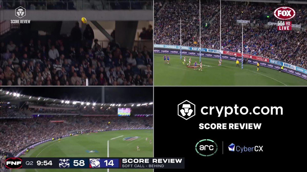 "Oh rubbish, just rubbish." Gerard was FUMING with the decision to review this potential score 😠 📺 Watch #AFLCatsDogs on Ch.504 or stream on Kayo: ✍️ BLOG 🔢 MATCH CENTRE