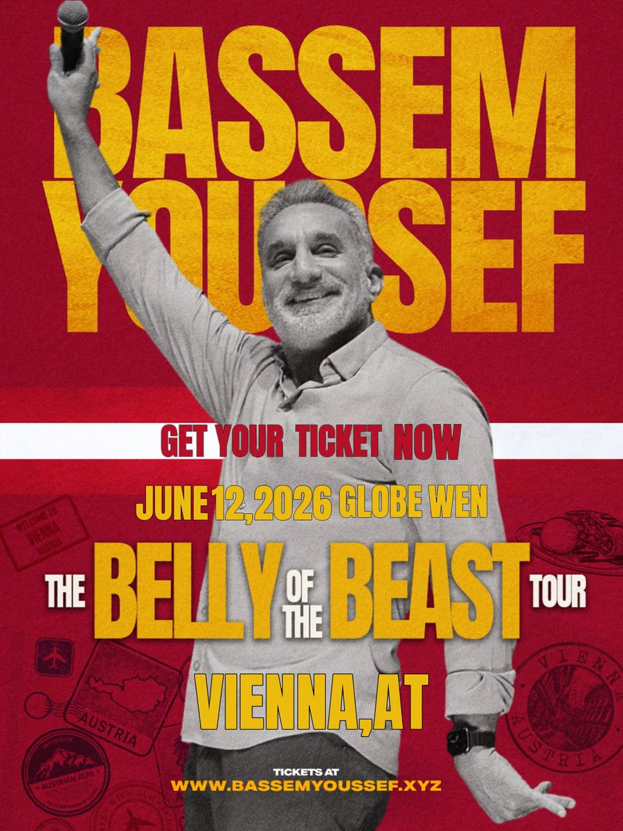 Vienna, See you June 12, Belly of the Beast Show See where I am going Berlin, Jun 11 London, Jun 14 Zagreb, Jun 16 Sarajevo, Jun 17 Istanbul, Jun 19 Antwerp, Jun 21 Paris, Jun 22 All Shows in English Tickets on my website.