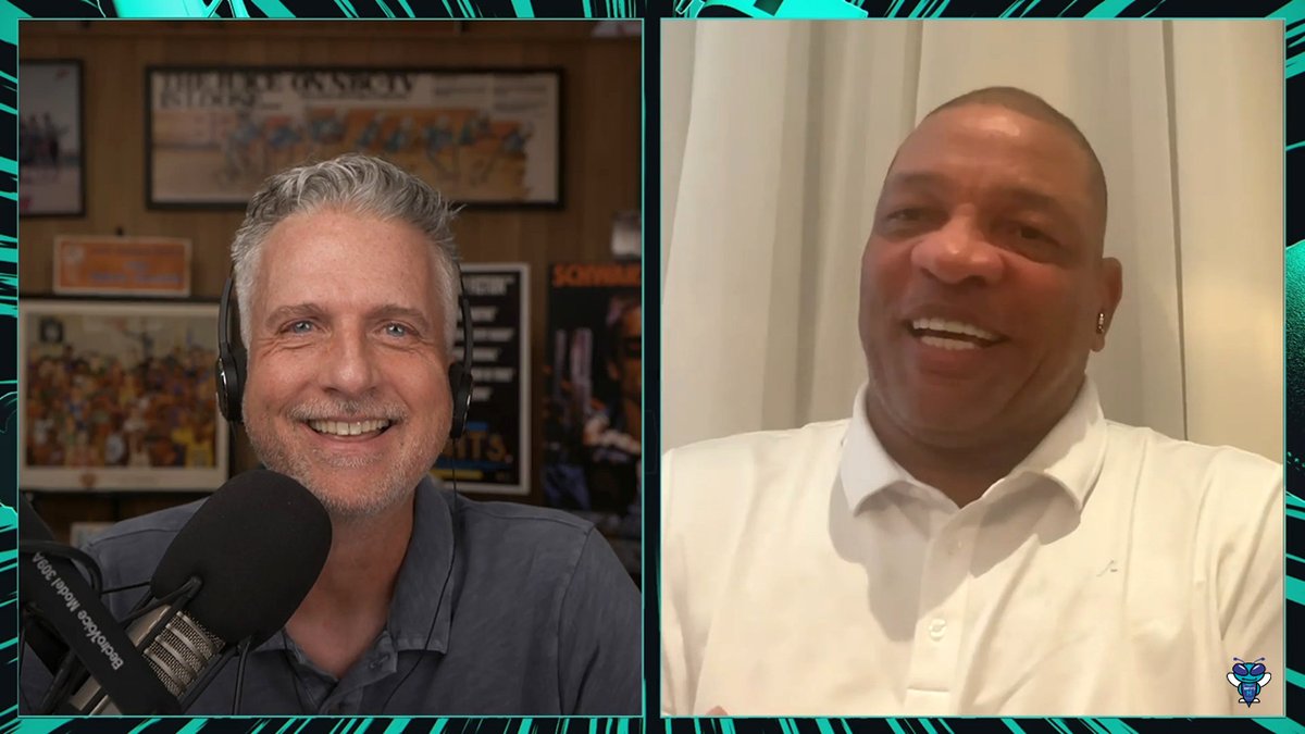 🎙️ Doc Rivers on the Charlotte Hornets: "They are good. They're here... they're here right now." "Kon (Knueppel) changed their culture. There are certain players that have the ability, Kevin Garnett, to walk in and change the culture without words, but with his actions. Kon has done that, and now LaMelo (Ball) and all the other guys are doing it as well. They've bought into that." "You could make a case, early in the year, Charlotte was probably thinking about moving guys, moving LaMelo, moving (Miles) Bridges, and now you watch them, they're playing like winners. (Brandon) Miller should be up for Most Improved Player... but all that comes from winning and playing the right way." "The sneakiest move that Charles (Lee) made was putting (Moussa) Diabate in the starting lineup. He was a glue guy defensively, and he is as good as anybody in the league offensive rebounding. He's a terror on the glass. I know LaMelo played great, Bridges, but he won that game against Miami. He kept giving them extra shots, and that's invaluable." (Bill Simmons Podcast 📹