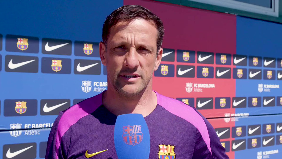 🔊 Missatge de Juliano Belletti, en nom del Barça Atlètic, dirigit a Natxo González, tècnic de la Unió Esportiva Sant Andreu . Molta força! 🙏