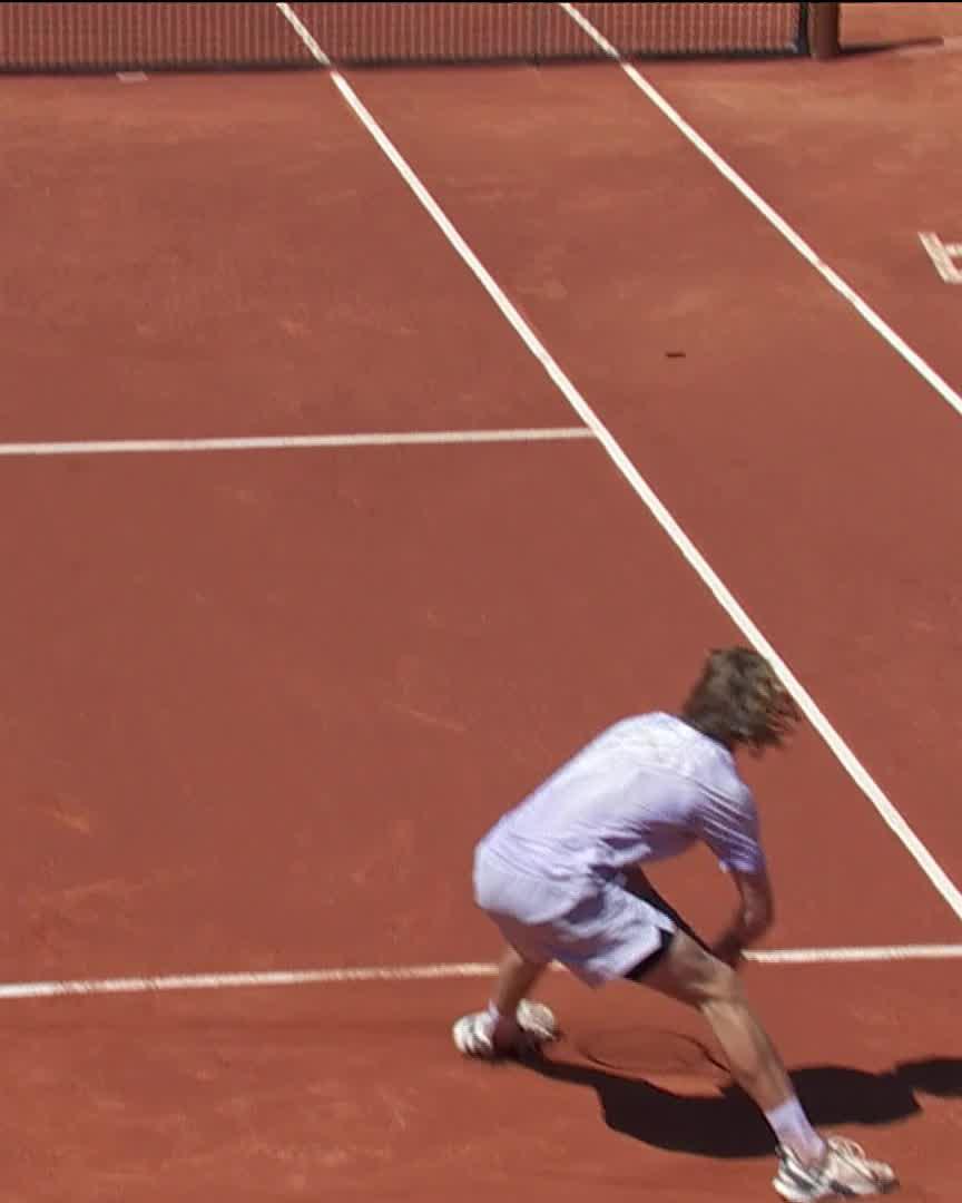 Lil' banana shot on Pista Rafa Nadal 😏 Andrey Rublev #BCNOpenBS