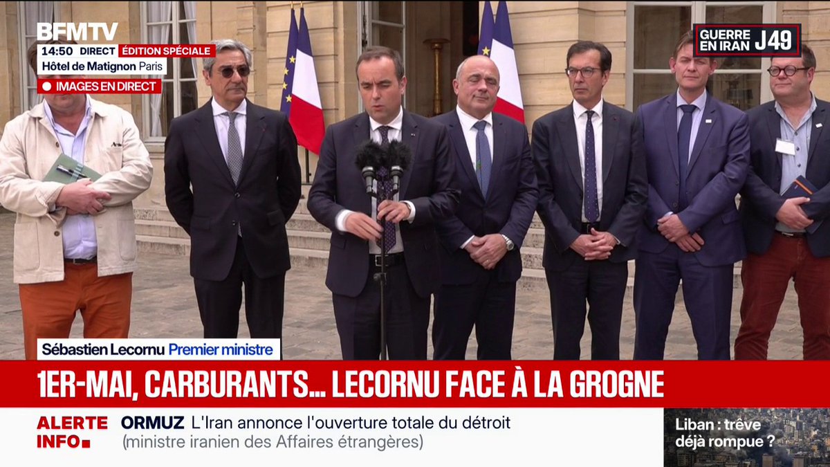 1er-Mai: "Les boulangers et fleuristes pourront ouvrir", annonce Sébastien Lecornu