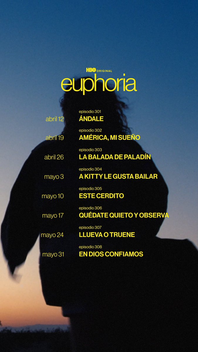 Nada mejor que terminar la semana que un nuevo episodio de #Euphoria. ¿Listos para lo que viene?