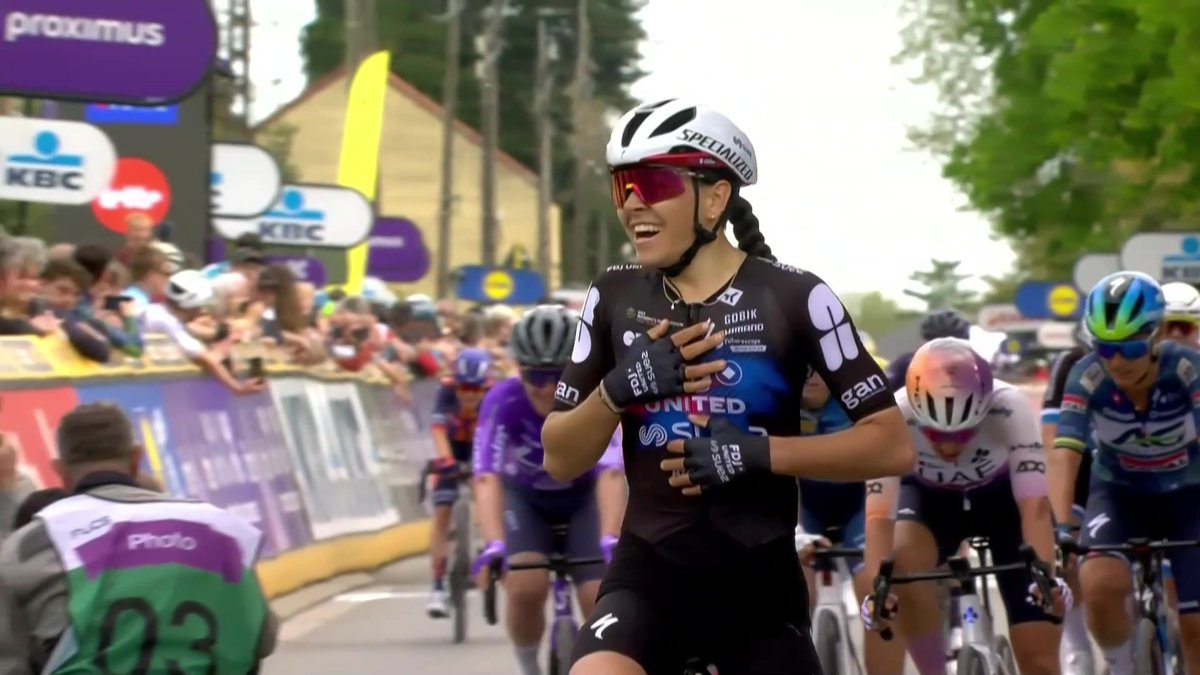 Célia Gery remporte la Flèche brabançonne ! #lequipeVELO