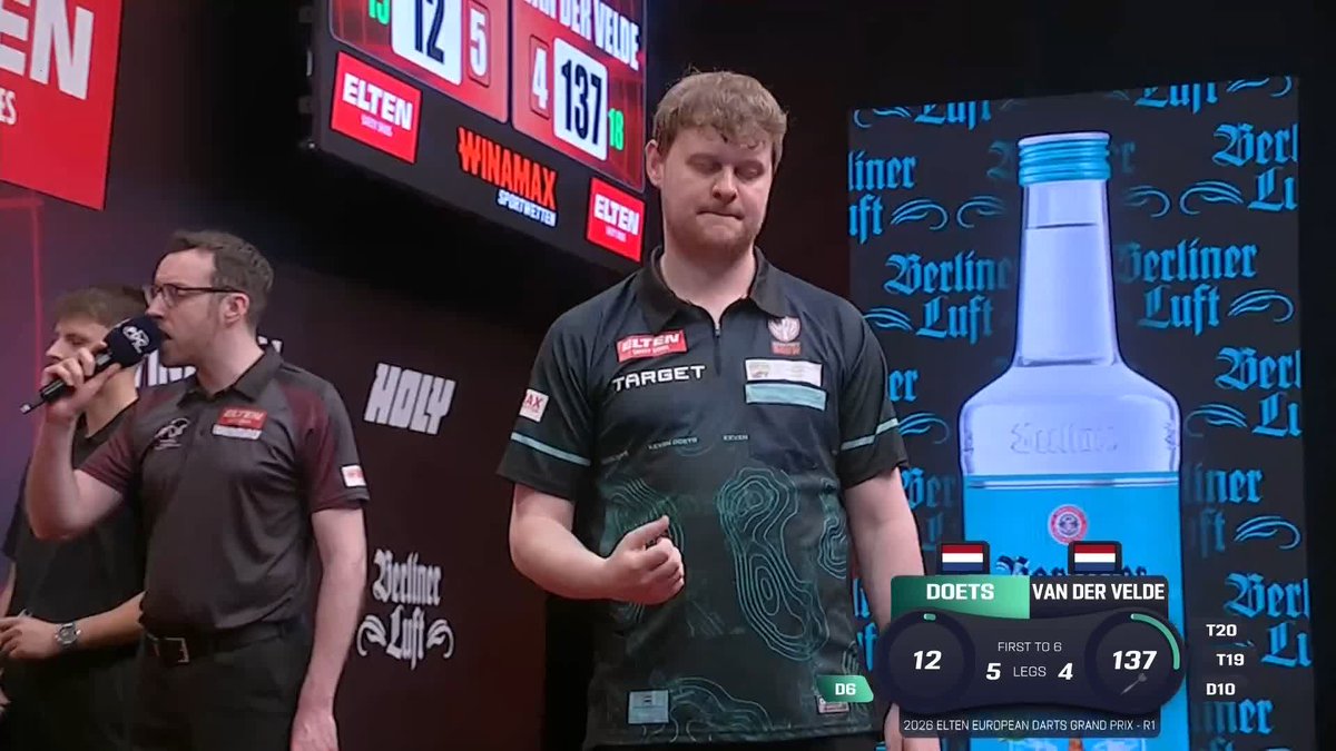JOB DONE FOR DOETS! ✅ Kevin Doets gets past his compatriot Jurjen Van der Velde in Sindelfingen, winning the match 6-4 to advance to round two! 📺 #ET5