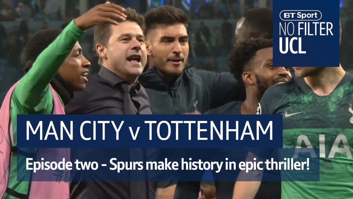 📅 On This Day • 2019 #thfc reached the UEFA Champions League semi-finals by eliminating Manchester City!