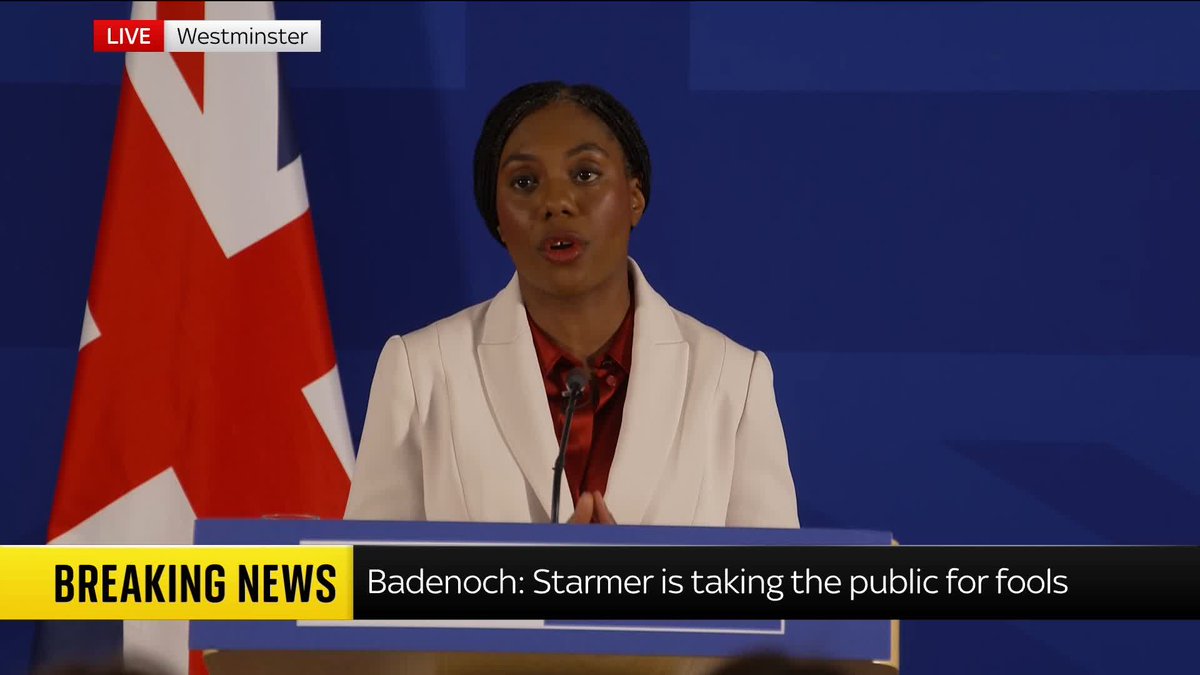 BREAKING: Kemi Badenoch says Keir Starmer's position has become untenable, accusing the PM of "lying" or being "incompetent" over the appointment of Peter Mandelson and the transparency of the vetting process. 📺 Sky 501 and YouTube