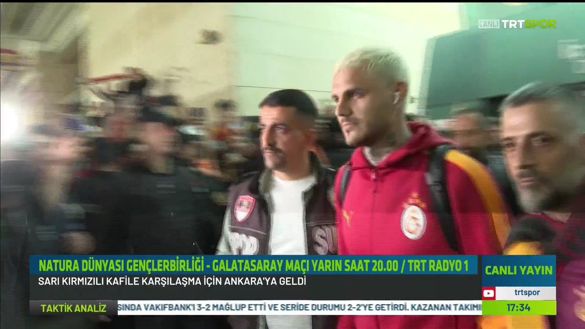 Ankara'da Mauro Icardi'ye destek.