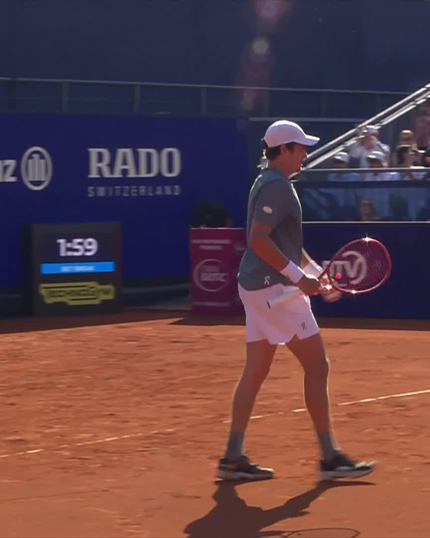 Going the distance 🏃 Fonseca claims the second set 6-3 and we are heading to a third 💪 #bmwopenbybitpanda