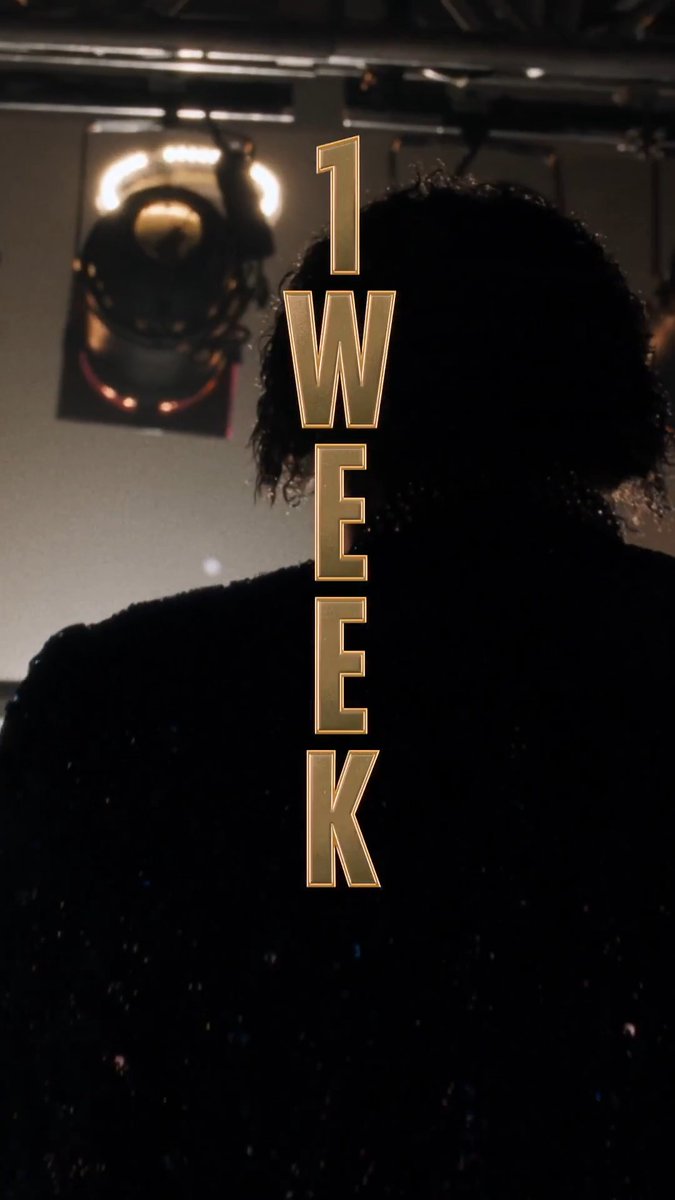 ONE. WEEK. #MichaelMovie — in theaters & IMAX April 24. Tickets on sale now: