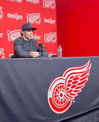 Patrick Kane on his future with Red Wings: “Everything’s so fresh right now. I thought we’d be playing right now. You think you’d be in the playoffs.” “I’d love to be part of the solution that helps us get over the hump. I think there is mutual interest.”
