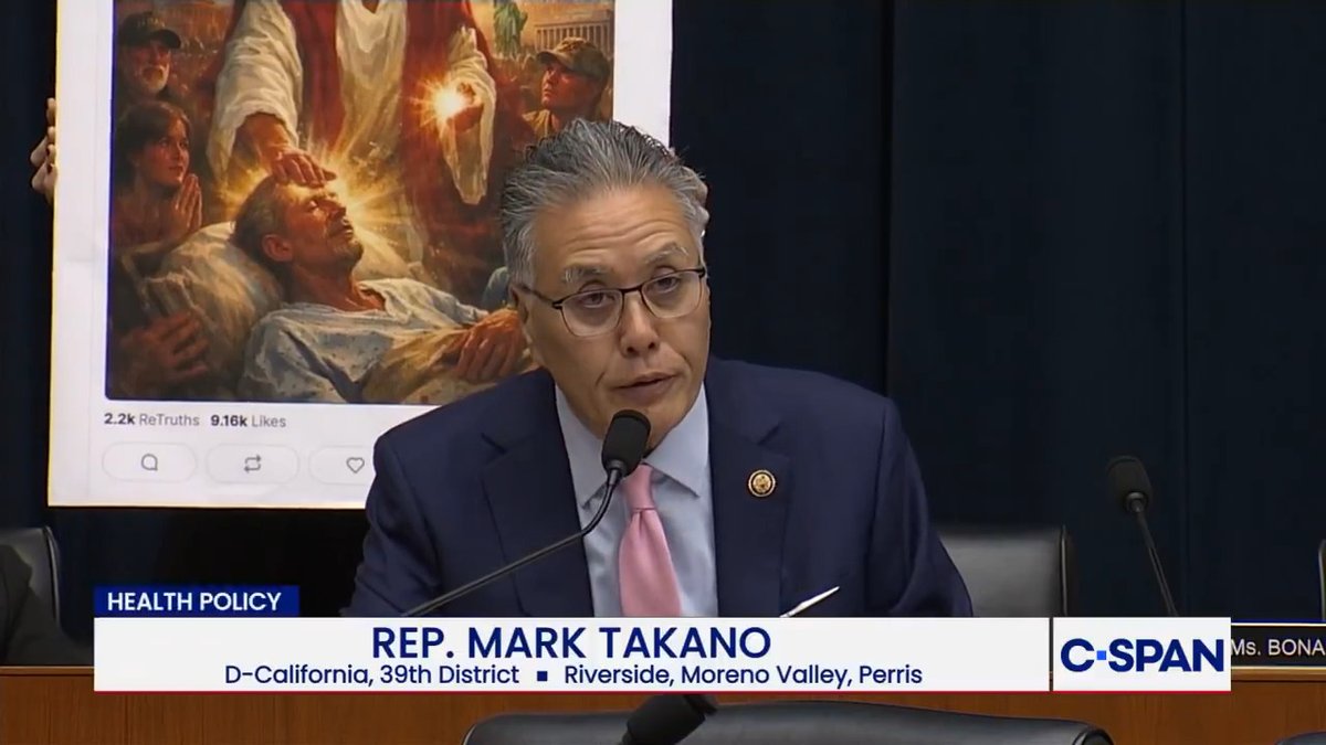 Rep. Takano: "Will you insist that President Trump undergo an assessment of his mental fitness and emotional stability?" Sec. Kennedy: "Absolutely not." Takano: "You are choosing your loyalty to President Trump over your loyalty to the American people."
